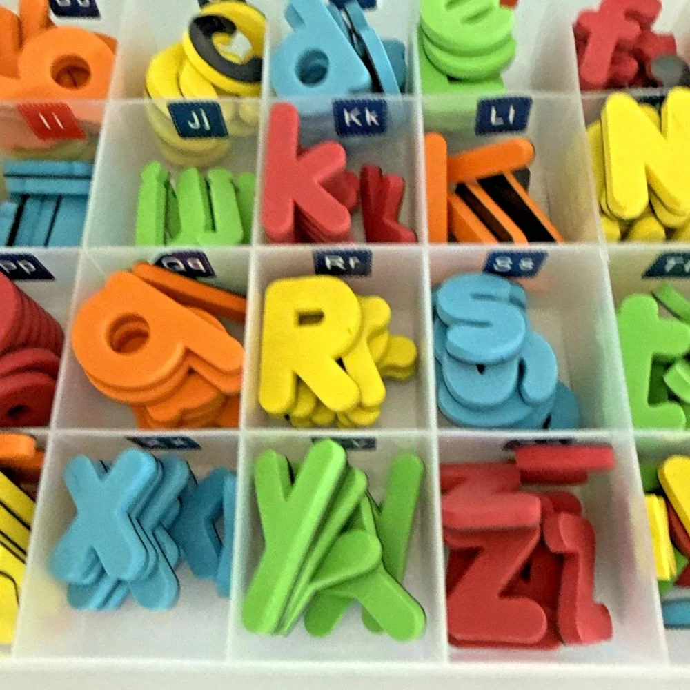 Magnetic Foam Letters and Numbers, Alphabet Magnet‎ Educational Toy 222 Pieces